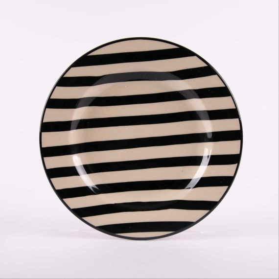 Dinner Plate With Decal From Amaya platter Furniture & Decor Shop Online at Special Price from Oman Mega Deals