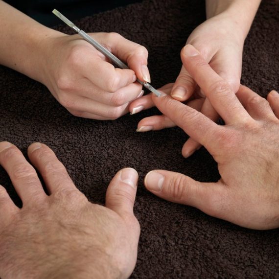 Get Foot Spa W Foot Scrub, Mani/Pedi With Foot Spa Treatment/Scrub NAILS Shop Online at Special Price from Oman Mega Deals