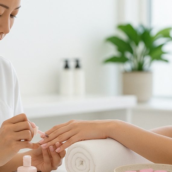 Pamper Yourself With Classic Gelish Manicure And Pedicure NAILS Shop Online at Special Price from Oman Mega Deals