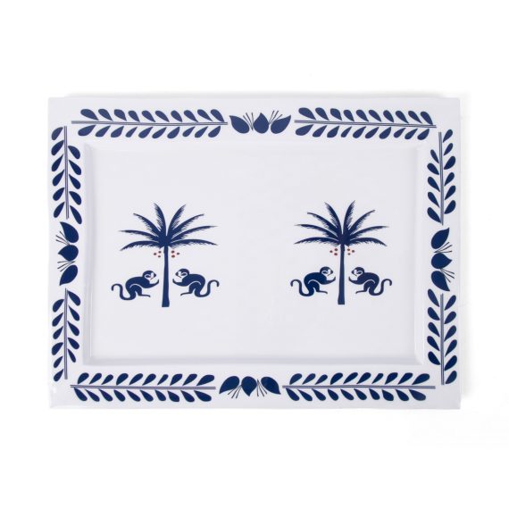 Rectangular Tray from Alethia – Blue Leaf Frame trays Furniture & Decor Shop Online at Special Price from Oman Mega Deals