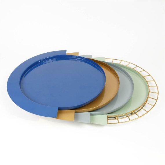 Round Serving Tray from Stevenson trays Furniture & Decor Shop Online at Special Price from Oman Mega Deals