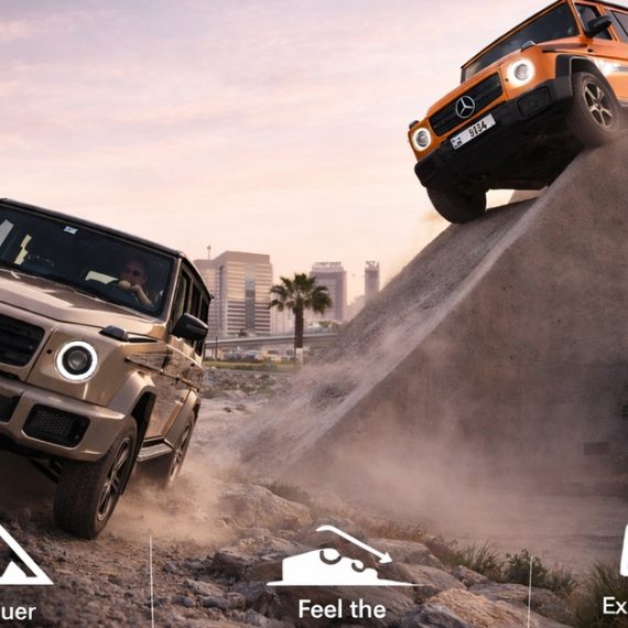 Mercedes-benz G-class Luxury Track Experience In Dubai Swim Shop Online at Special Price from Oman Mega Deals