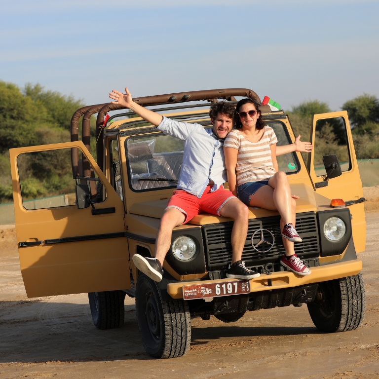 Dubai: Morning Heritage Safari by Vintage G-Class & Al Marmoom Oasis – Desert safaris