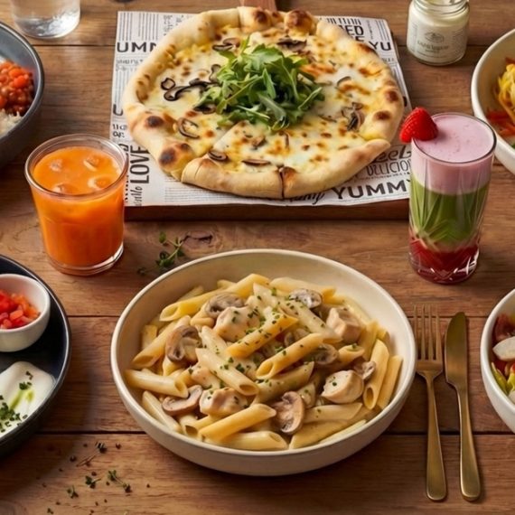 Enjoy Aed 50 Towards Delicious Dine-in Dishes US AMERICAN Shop Online at Special Price from Oman Mega Deals