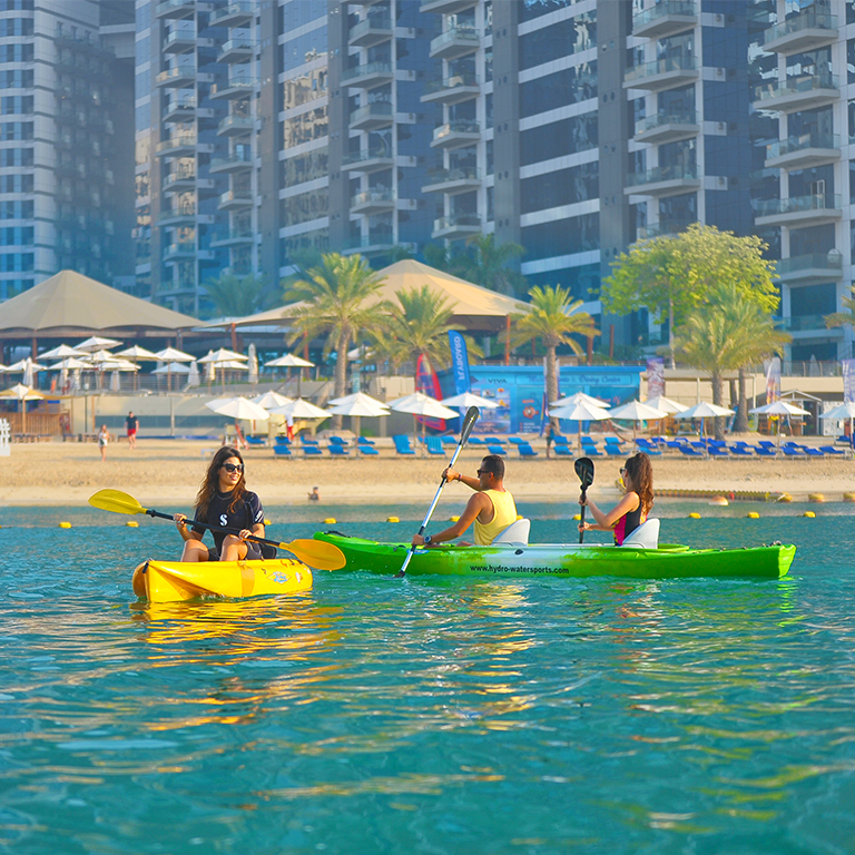 Kayak in Dubai The Palm – Water Sports