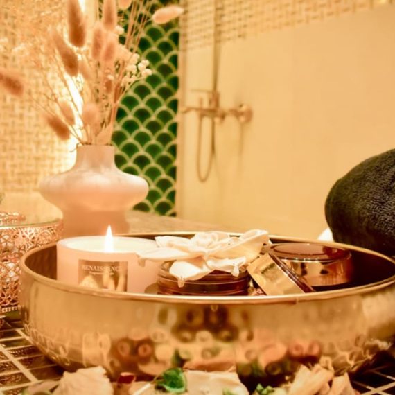 Revitalising Moroccan Hammam Experience With Optional Scrubs & Masks STEAM BATH Shop Online at Special Price from Oman Mega Deals