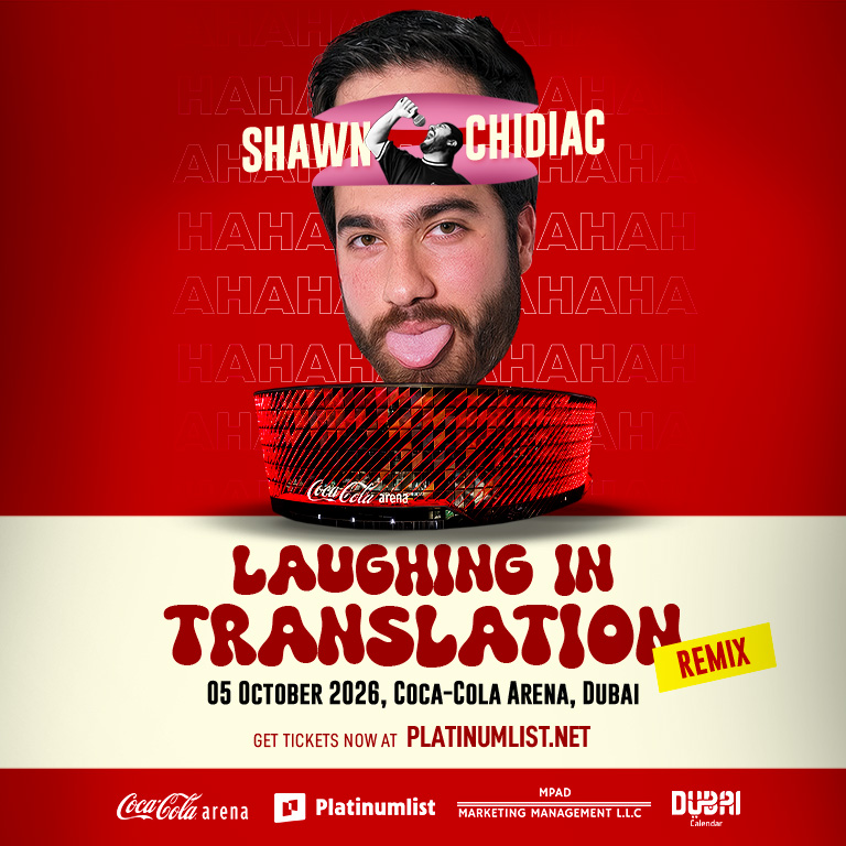 Shawn Chidiac Live – Laughing in Translation Remix in Dubai – Comedy Events