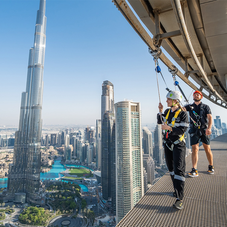 Sky Views Dubai Edge Walk Experience – Extreme sports & adrenaline activities