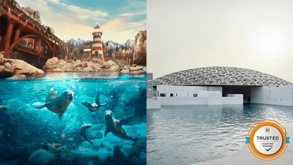 SeaWorld® + Louvre Abu Dhabi - Combo - Combos and more adventures SeaWorld® + Louvre Abu Dhabi - Combo - Combos and more adventures OmanMegaDeals.com