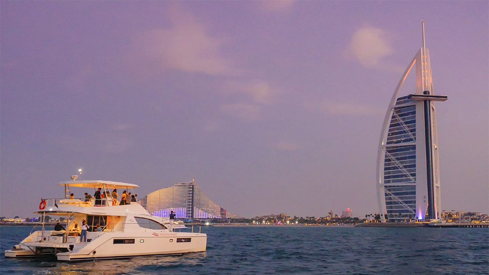 Dubai Marina Two-hour Yacht Tour with Dining - Outdoor Attractions Dubai Marina Two-hour Yacht Tour with Dining - Outdoor Attractions OmanMegaDeals.com
