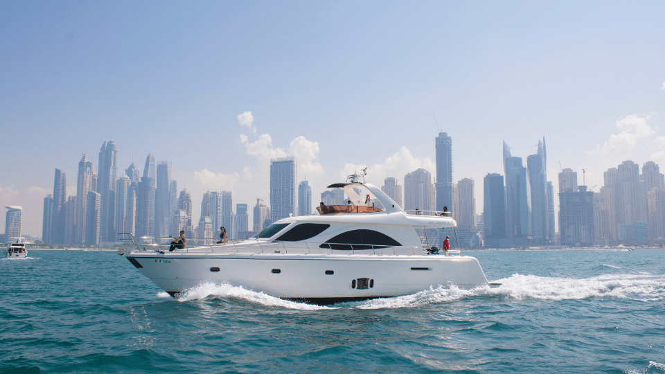 Dubai Marina Three-hour Yacht Tour with Lunch - Boat Tours and Cruises Dubai Marina Three-hour Yacht Tour with Lunch - Boat Tours and Cruises OmanMegaDeals.com
