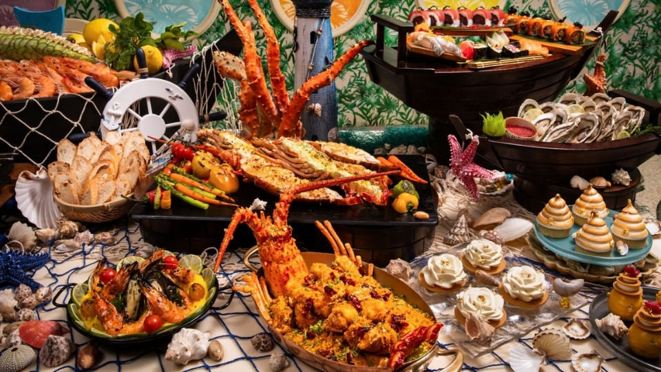 Giardino Ocean Feast Dinner Buffet - Brunches Giardino Ocean Feast Dinner Buffet - Brunches OmanMegaDeals.com