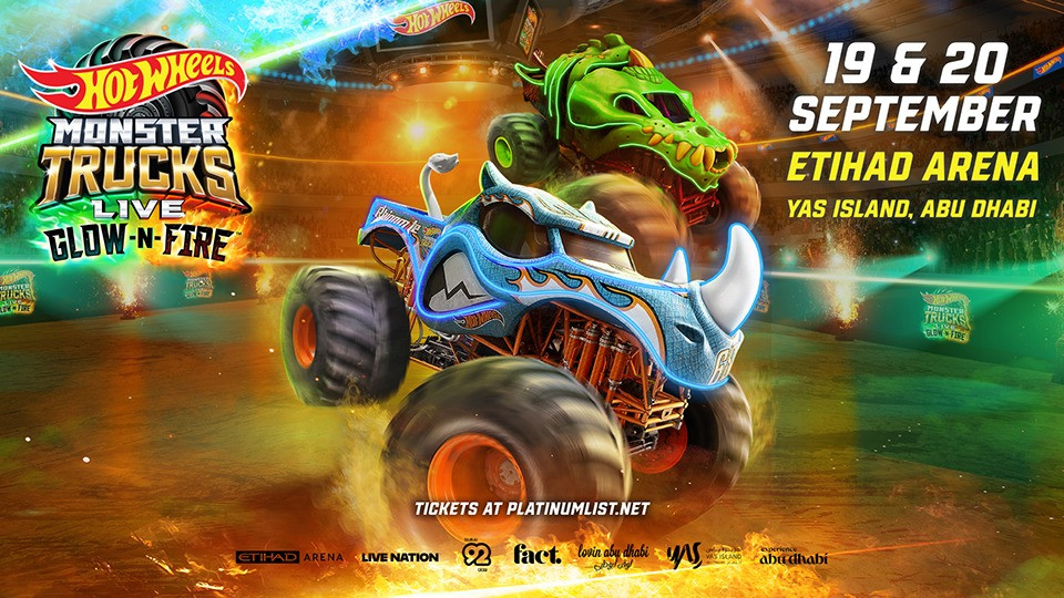 Hot Wheels Monster Trucks Live™: Glow-N-Fire in Abu Dhabi - Automotive Hot Wheels Monster Trucks Live™: Glow-N-Fire in Abu Dhabi - Automotive OmanMegaDeals.com
