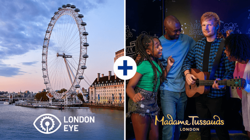 London Eye + Madame Tussauds London - 2 way ticket - Recently Added Experiences London Eye + Madame Tussauds London - 2 way ticket - Recently Added Experiences OmanMegaDeals.com
