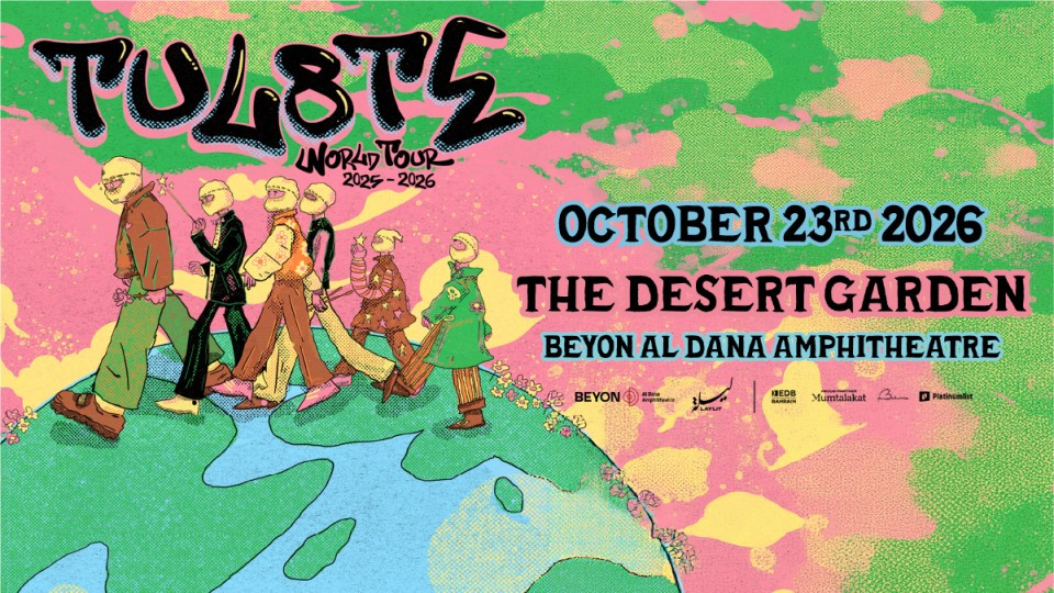 TUL8TE at Beyon Al Dana Amphitheatre Desert Garden - Concerts TUL8TE at Beyon Al Dana Amphitheatre Desert Garden - Concerts OmanMegaDeals.com