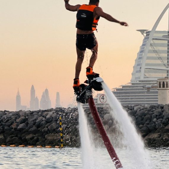 Experience 30-minute Flyboard Weekdays Or Weekend (burj Al Arab View) WATER SPORTS Shop Online at Special Price from Oman Mega Deals