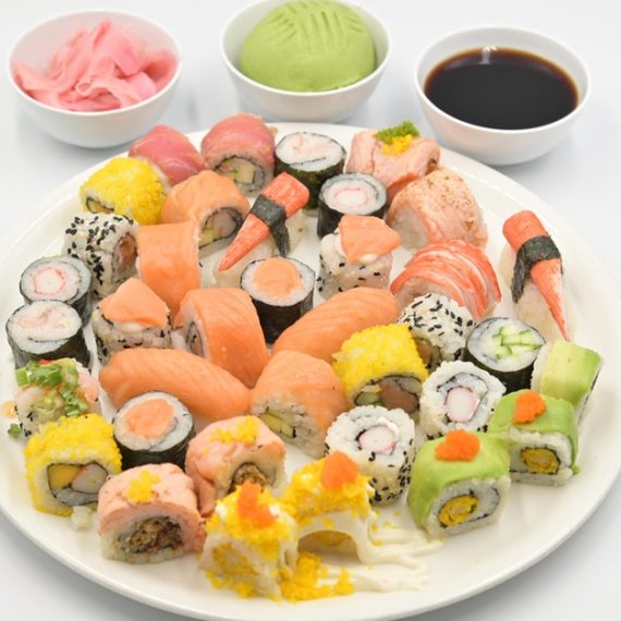 All-you-can-eat Sushi Buffet With Global Flavors & Local Ingredients JAPANESE Shop Online at Special Price from Oman Mega Deals