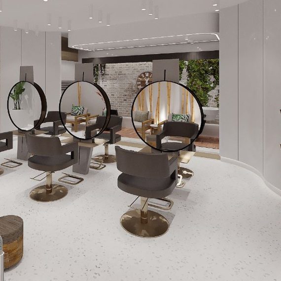 Complete Hair Transformation: Hair Cut, Color, Hot Oil Or Threading HAIRDRESSER Shop Online at Special Price from Oman Mega Deals