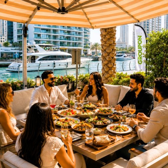 Mediterranean Dining Voucher For Food & Soft Beverages In Dubai Marina SPANISH Shop Online at Special Price from Oman Mega Deals