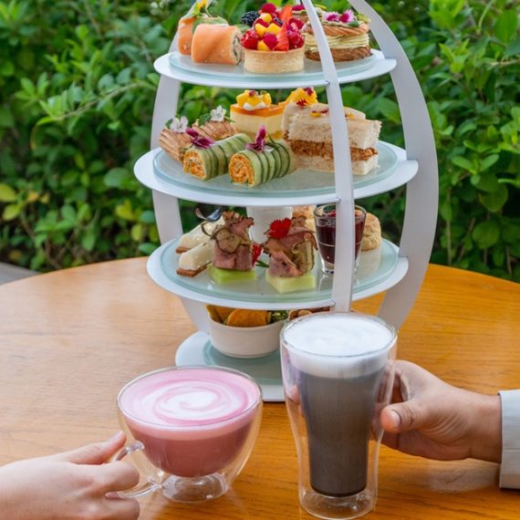 Premium Afternoon Tea Experience For 1-4 Guests, Optional Pool Access BRITISH Shop Online at Special Price from Oman Mega Deals