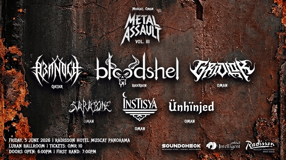 Metal Assault Vol. 3 in Muscat - Concerts Metal Assault Vol. 3 in Muscat - Concerts OmanMegaDeals.com