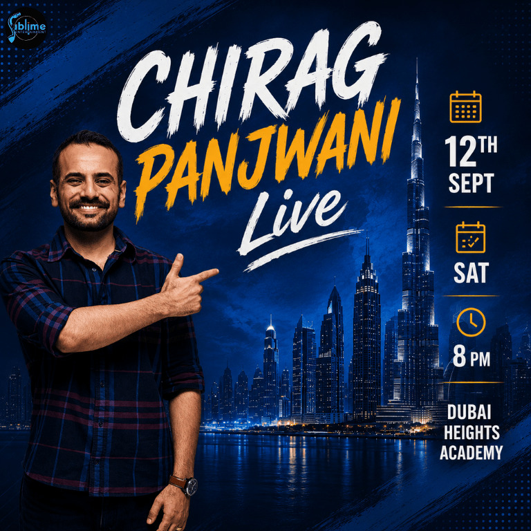 Chirag Panjwani Live in Dubai – Comedy Events